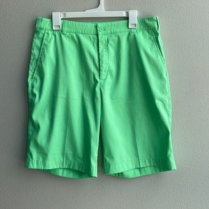 Nike golf shorts. Bright green